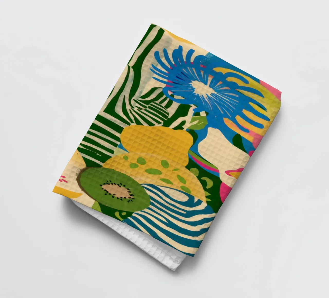 Kiwi Jungle Pattern Geschirrtuch von Thistle Bloom