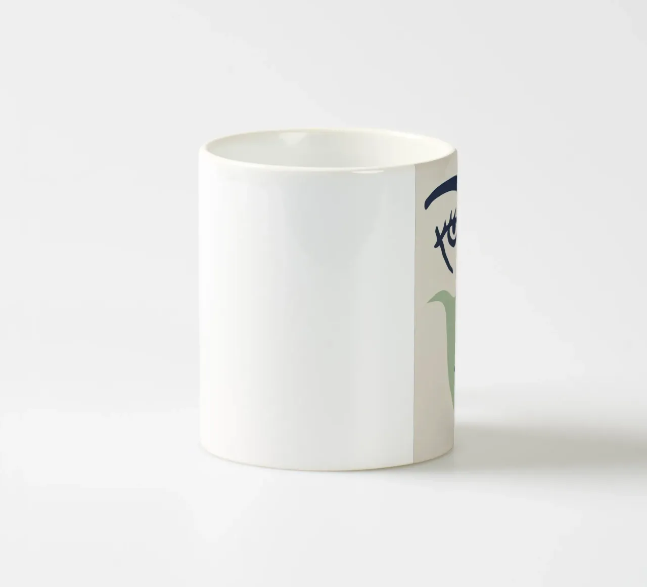 Studio Verdant Visage tazza in ceramica da Luna Aura