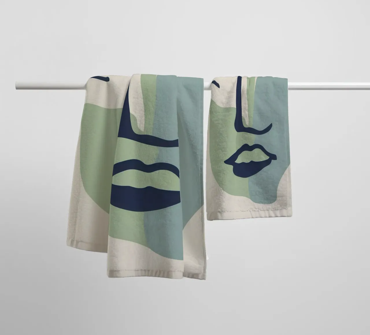 Studio Verdant Visage asciugamano da bagno da Luna Aura