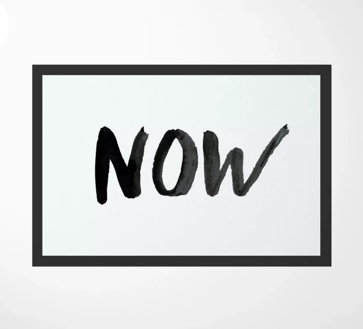 Now doormat by Magdalena Lindstedt