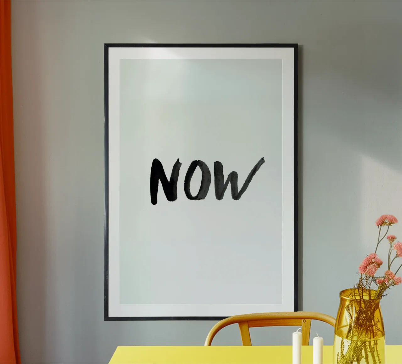 Now poster by Magdalena Lindstedt