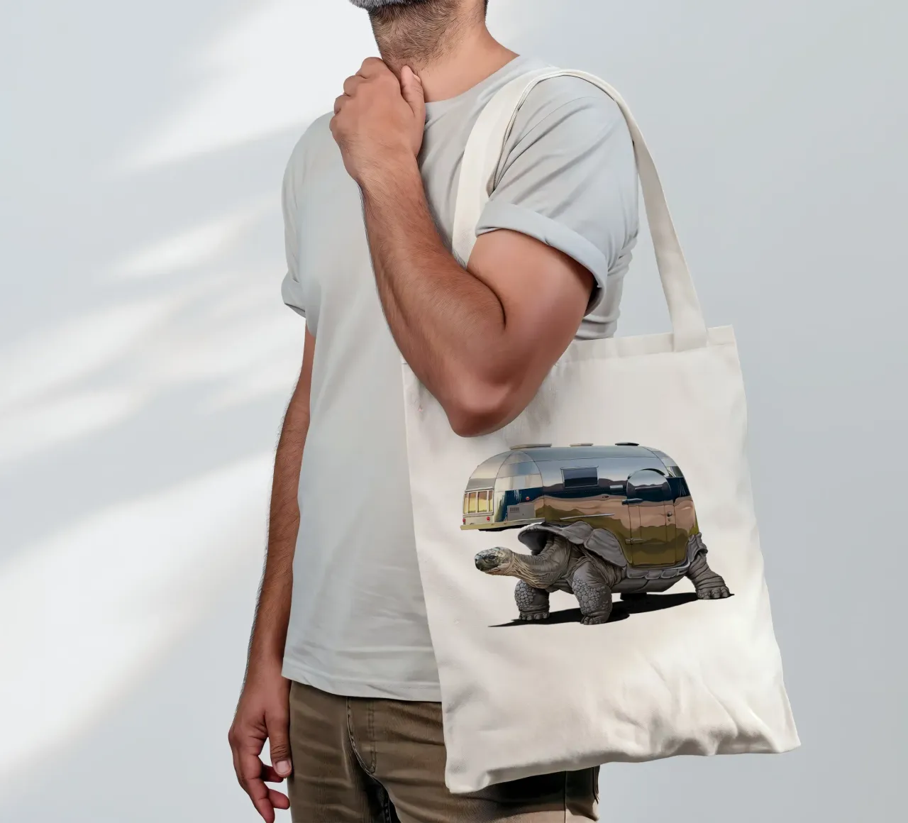 Pimp My Ride (Wordless) borsa in juta da Rob Art | Illustration