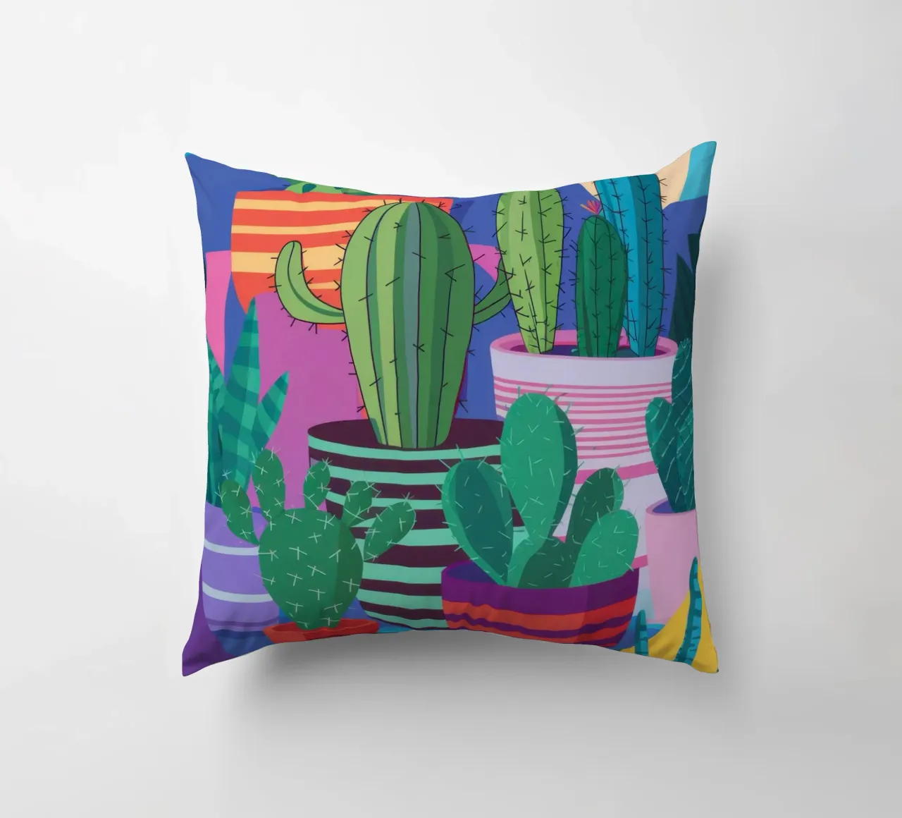 Collezione di cactus colorati cuscino da Luna Aura