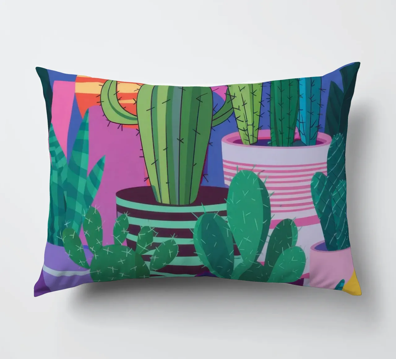 Collezione di cactus colorati cuscino da Luna Aura