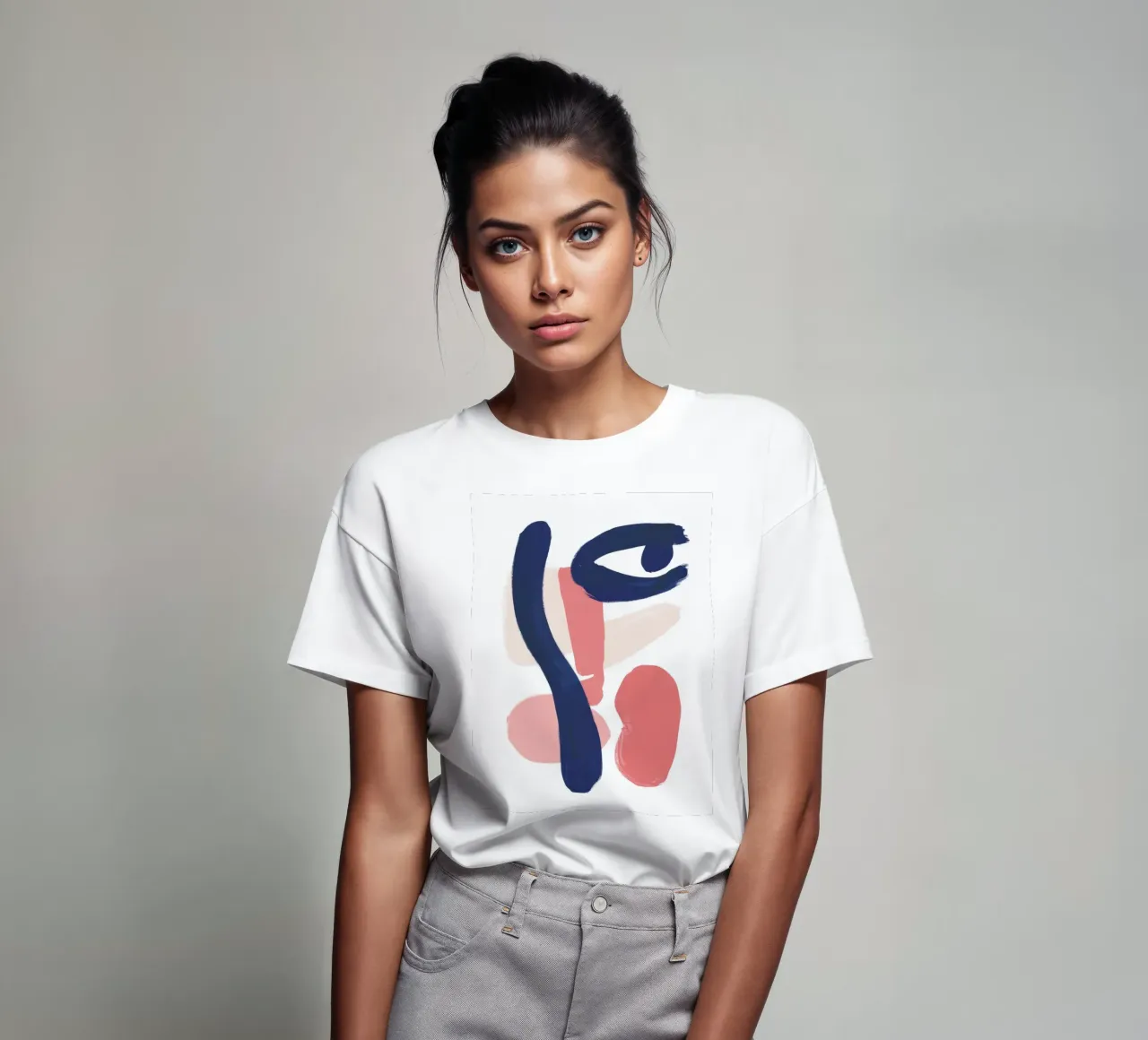 Abstrakte Form Dialog T-Shirt von Gaia Viesta