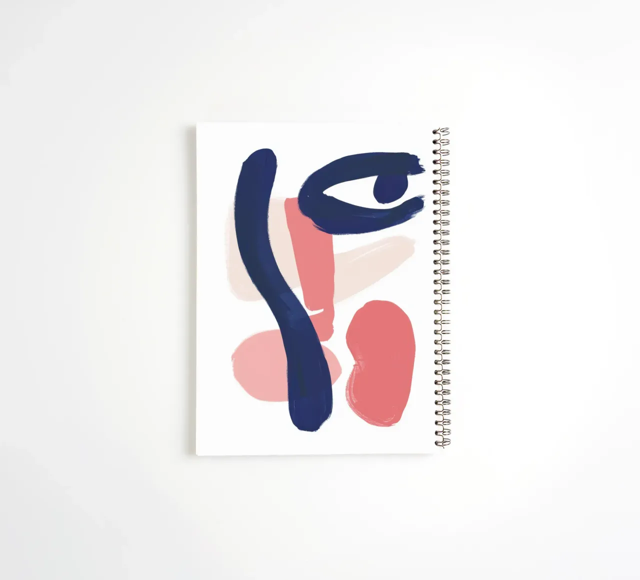 Abstract Form Dialogue spiral notebook by Gaia Viesta