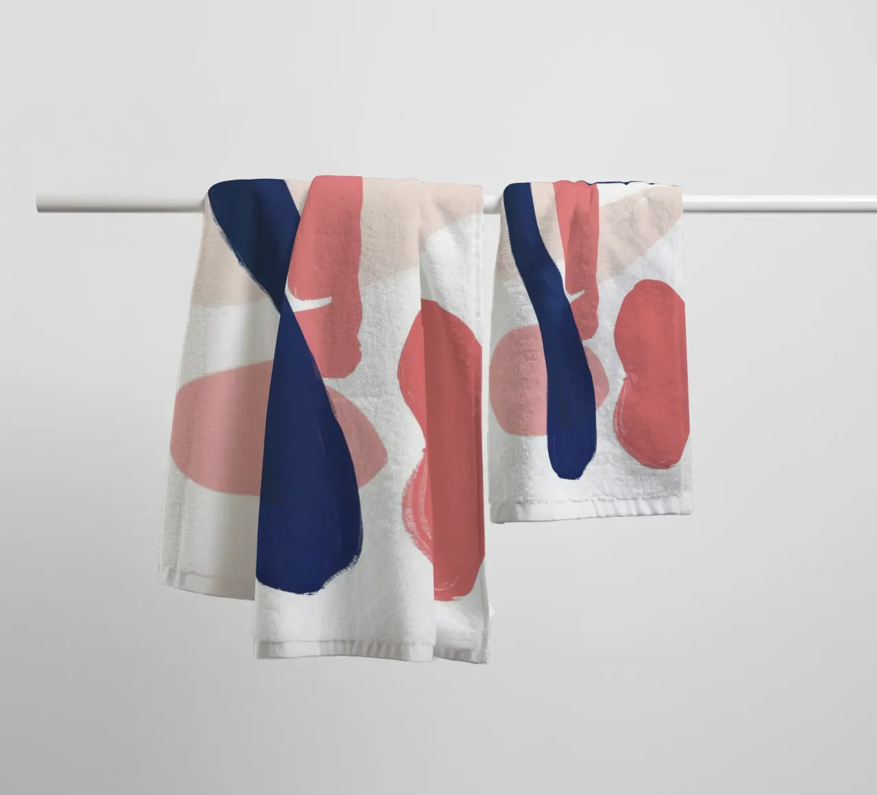 Abstract Form Dialogue towel by Gaia Viesta