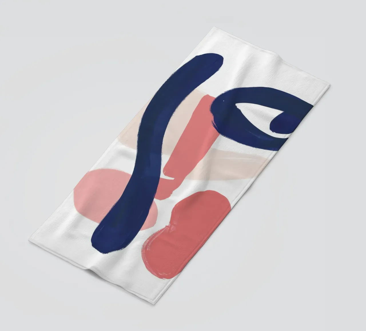 Abstracte Vorm Dialoog strandhanddoek van Gaia Viesta