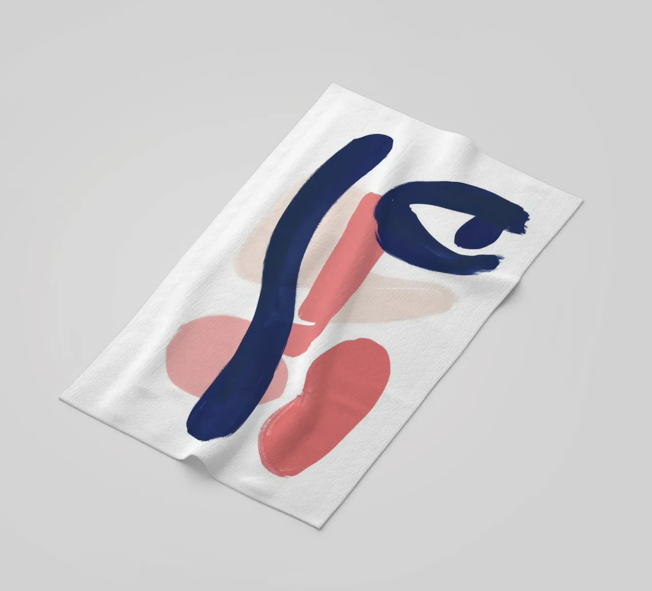 Abstracte Vorm Dialoog strandhanddoek van Gaia Viesta