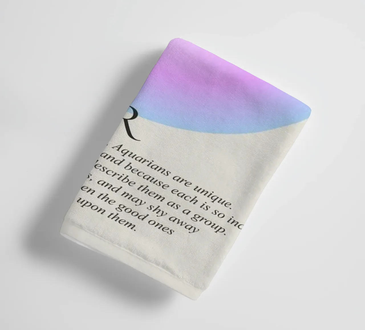 The Aura 1 towel by Terry studio