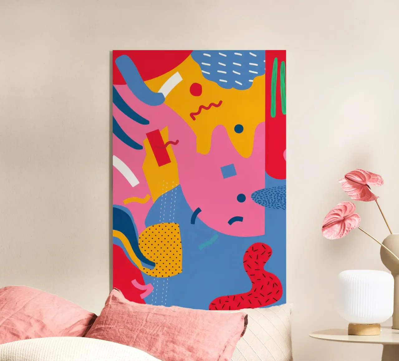 Joyful Shape Cascade acrylic glass by Obs Canvas