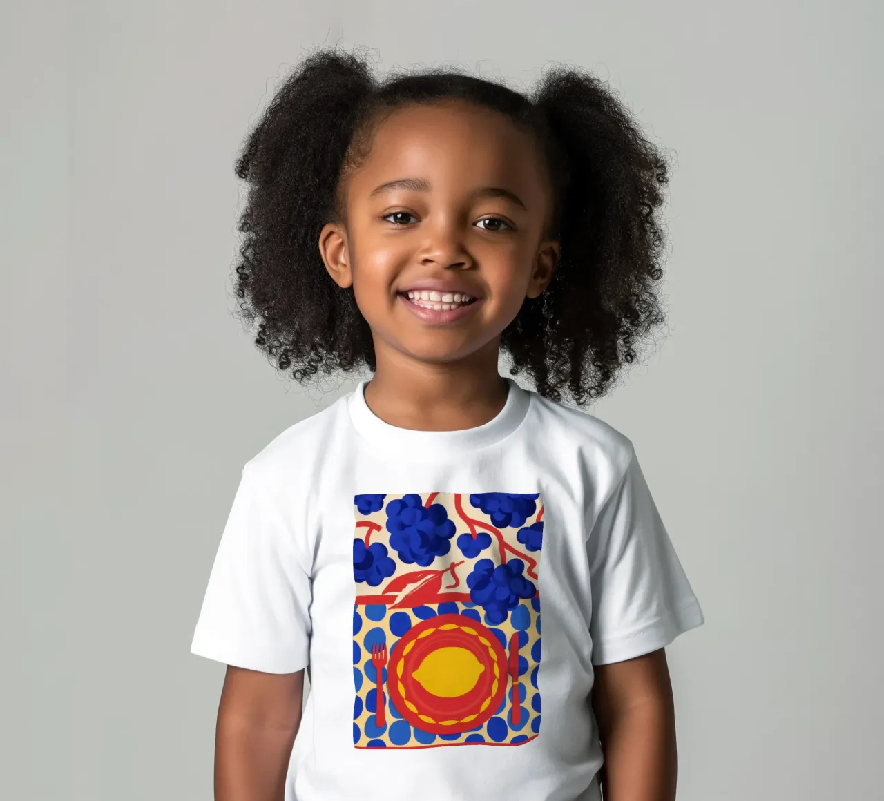 Motivo del sole al limone t-shirt bambini da Selene Shade