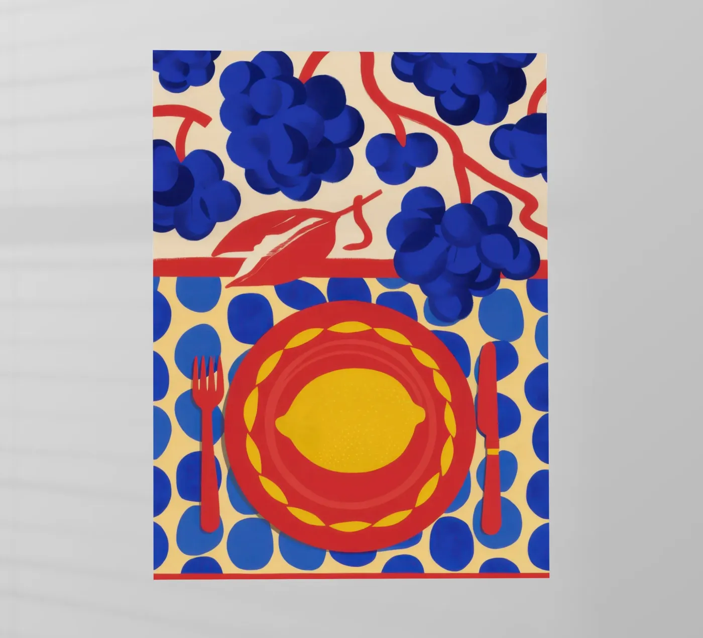 Motif soleil citron film rétro-éclairé de Selene Shade