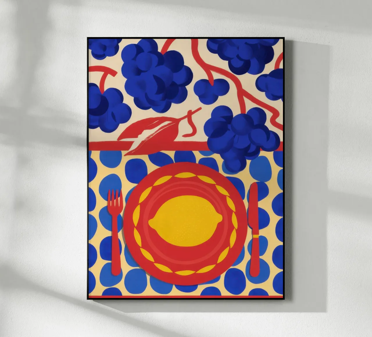 Lemon Sun Pattern plexiglas de Selene Shade