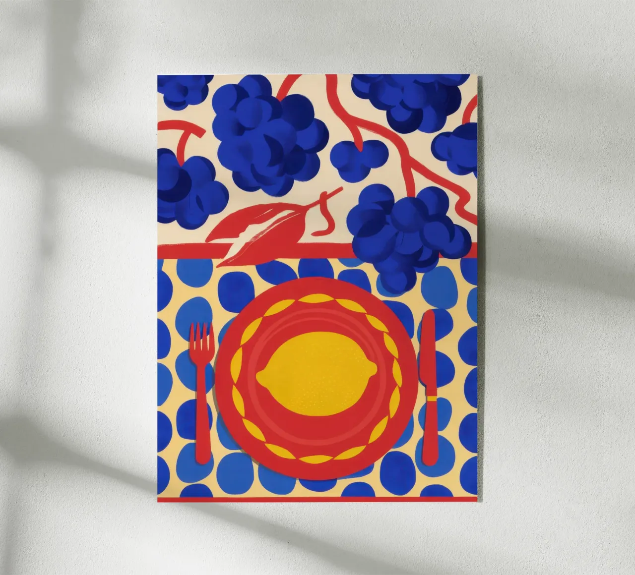 Lemon Sun Pattern plexiglas de Selene Shade