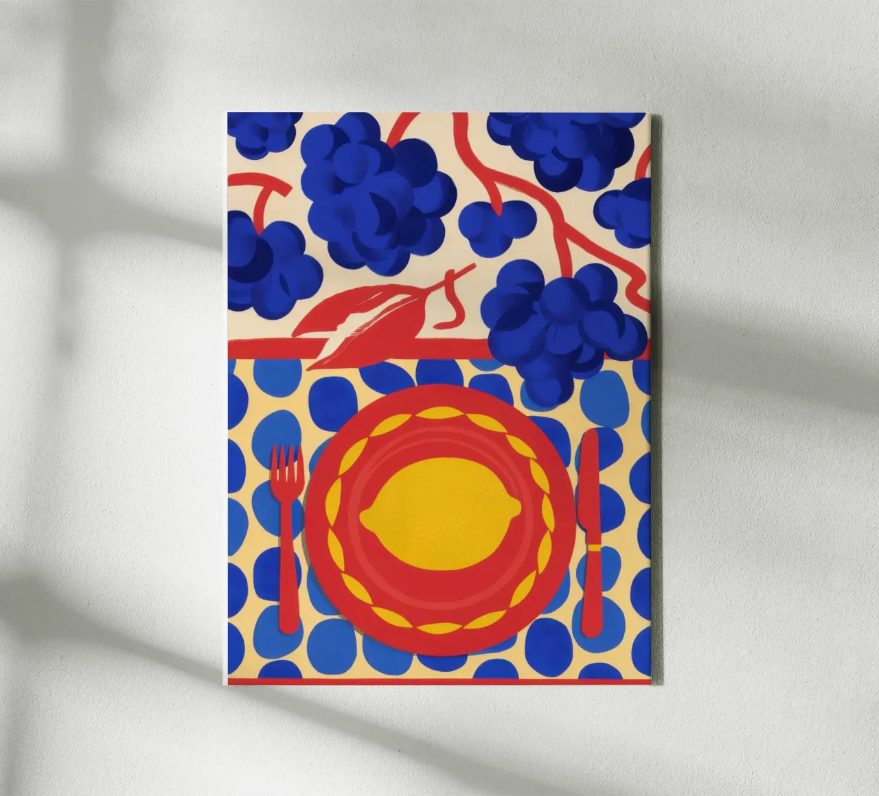 Motivo del sole al limone tela da Selene Shade