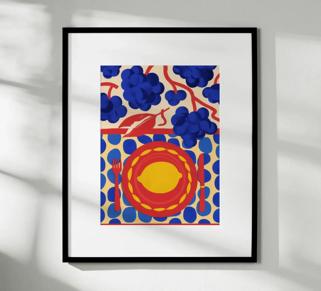 Lemon Sun Pattern poster by Selene Shade