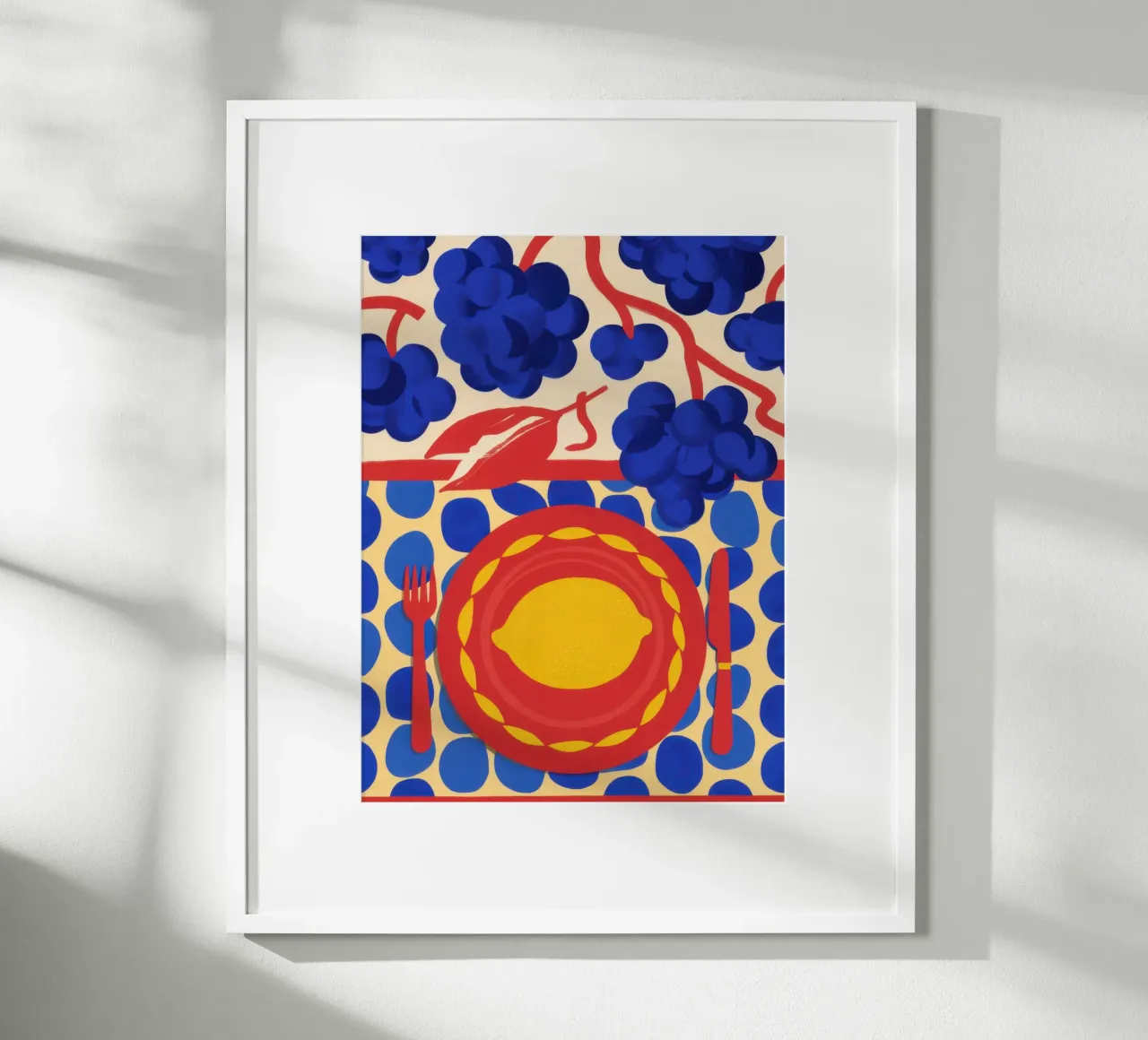Lemon Sun Pattern poster by Selene Shade