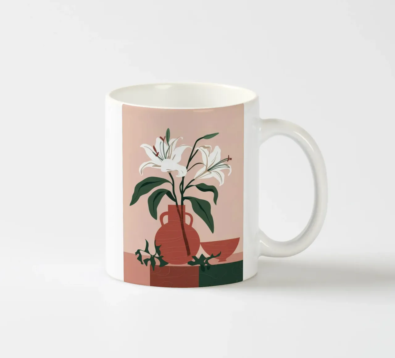 Vaso di gigli Eleganza tazza in ceramica da Gaia Viesta