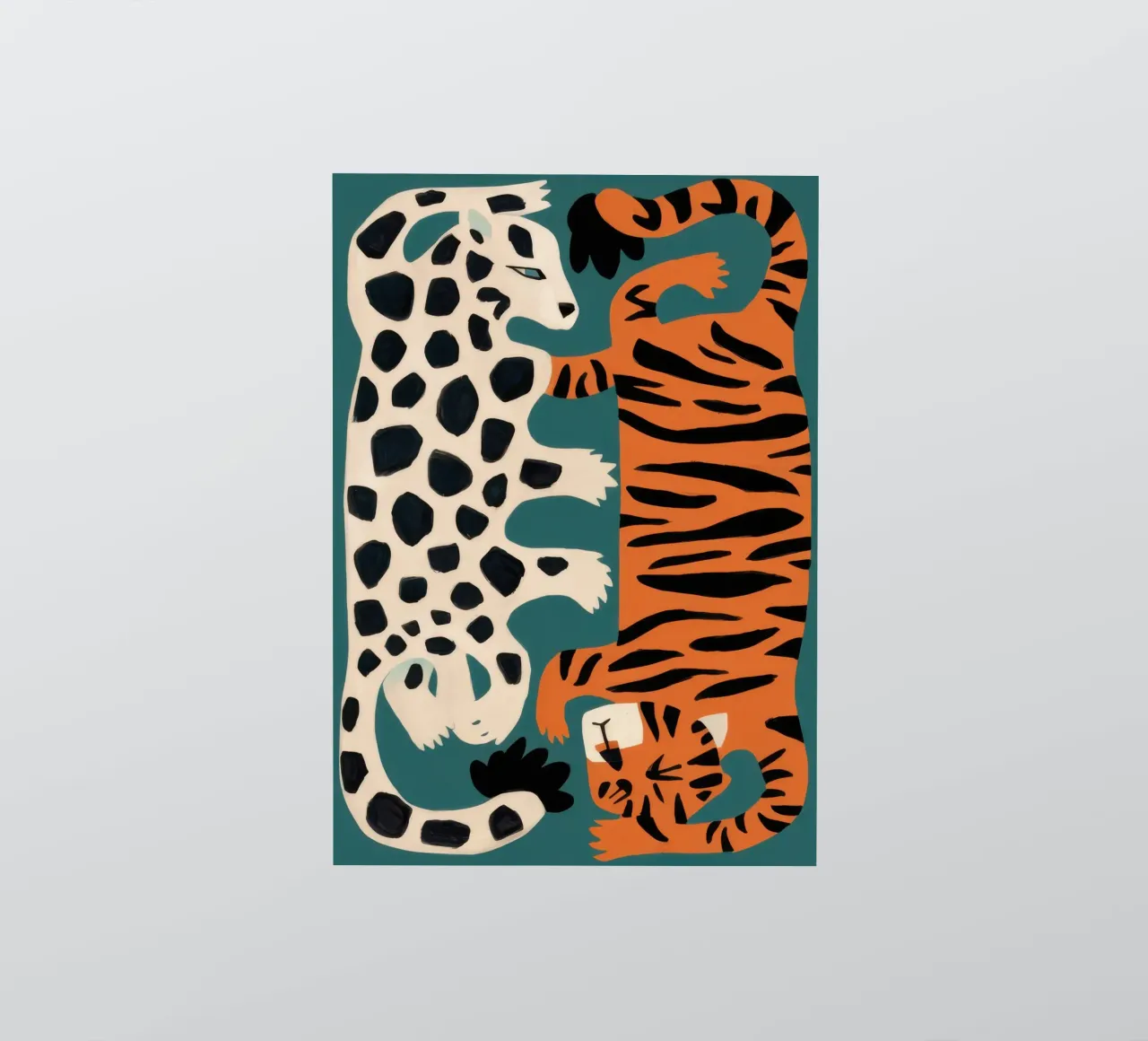 Fusione leopardo tigrato adesivo da Selene Shade