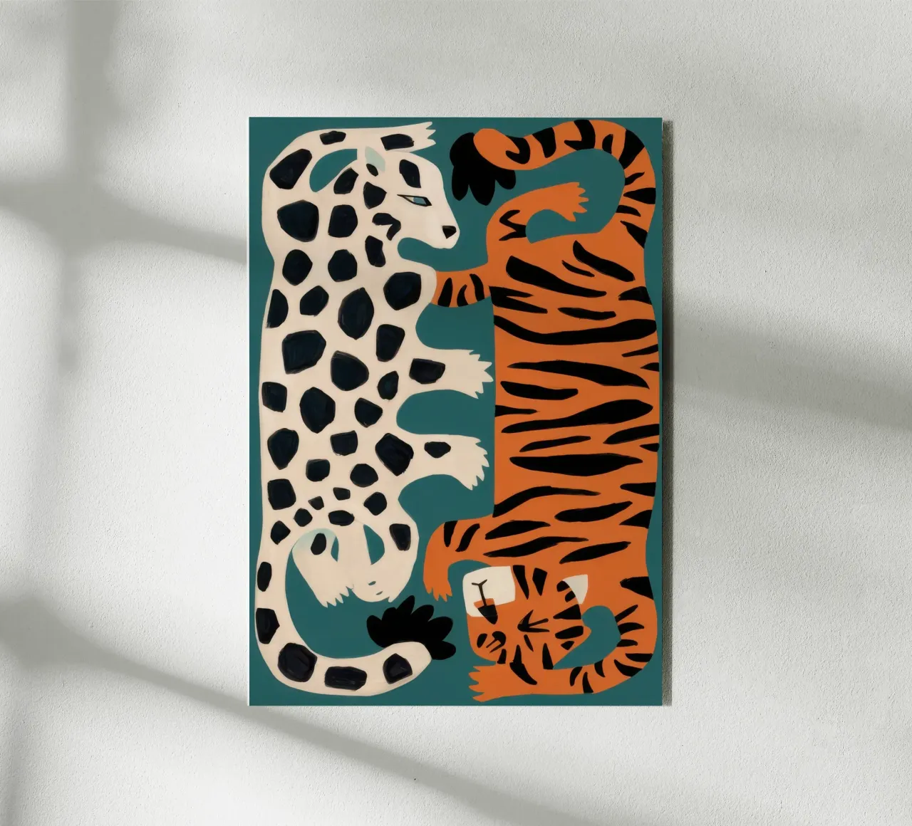 Fusione leopardo tigrato alluminio dibond da Selene Shade