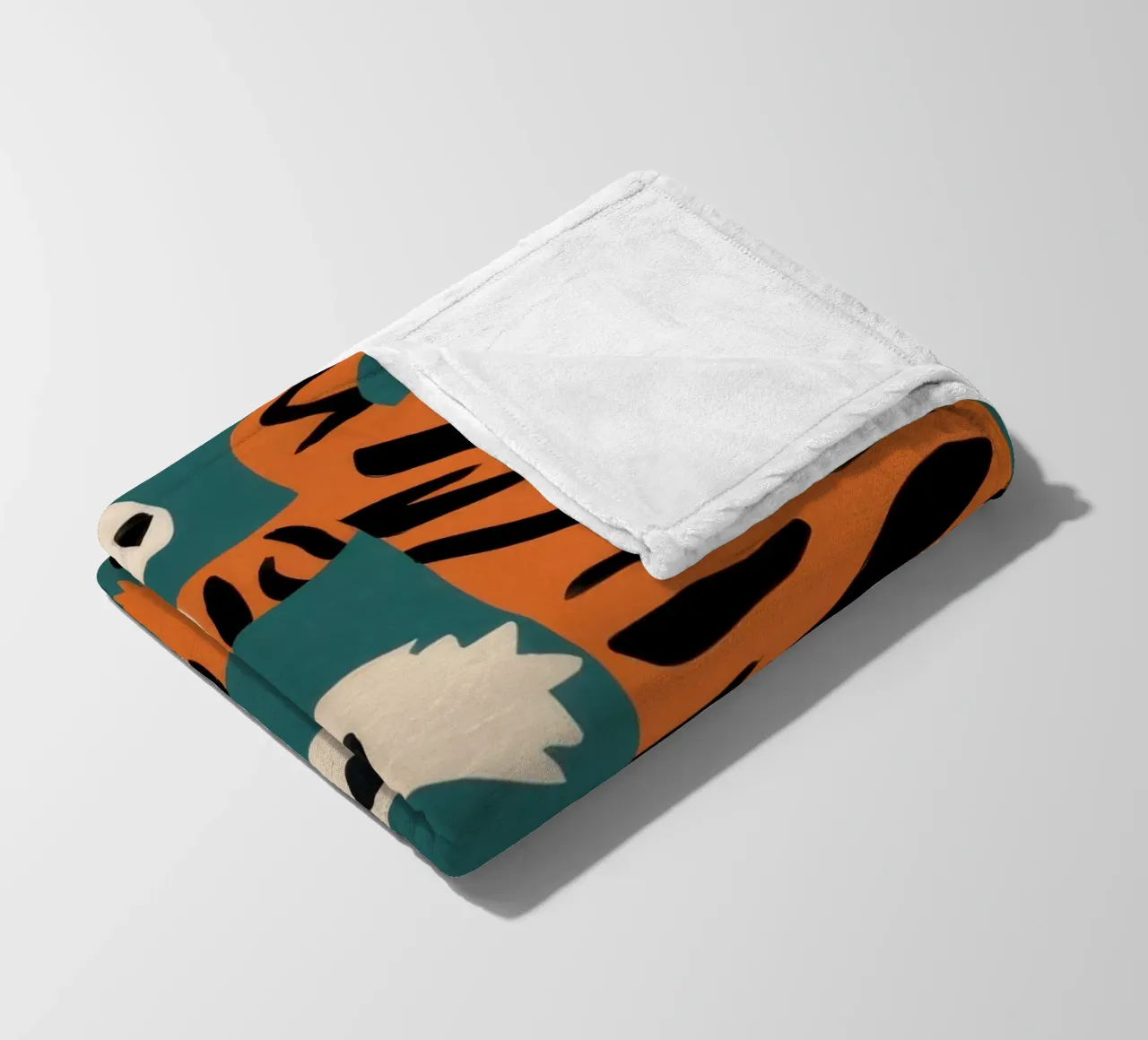 Fusione leopardo tigrato coperta in pile da Selene Shade