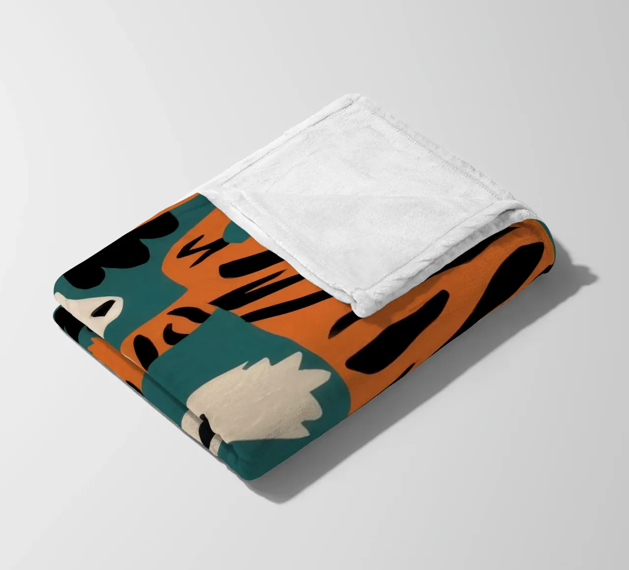 Fusione leopardo tigrato coperta in pile da Selene Shade