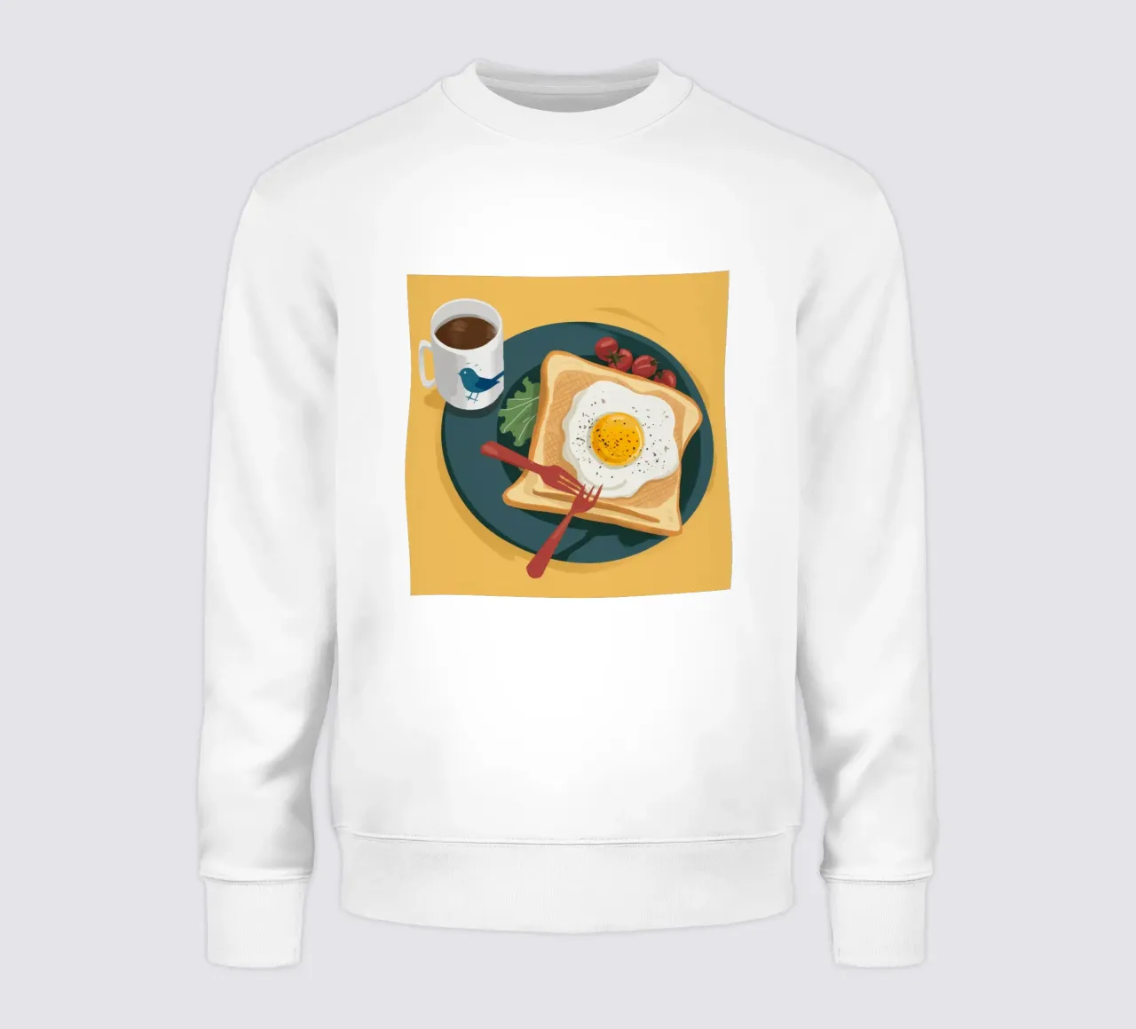 Tostada matinal Bluebird sudadera de Luna Aura