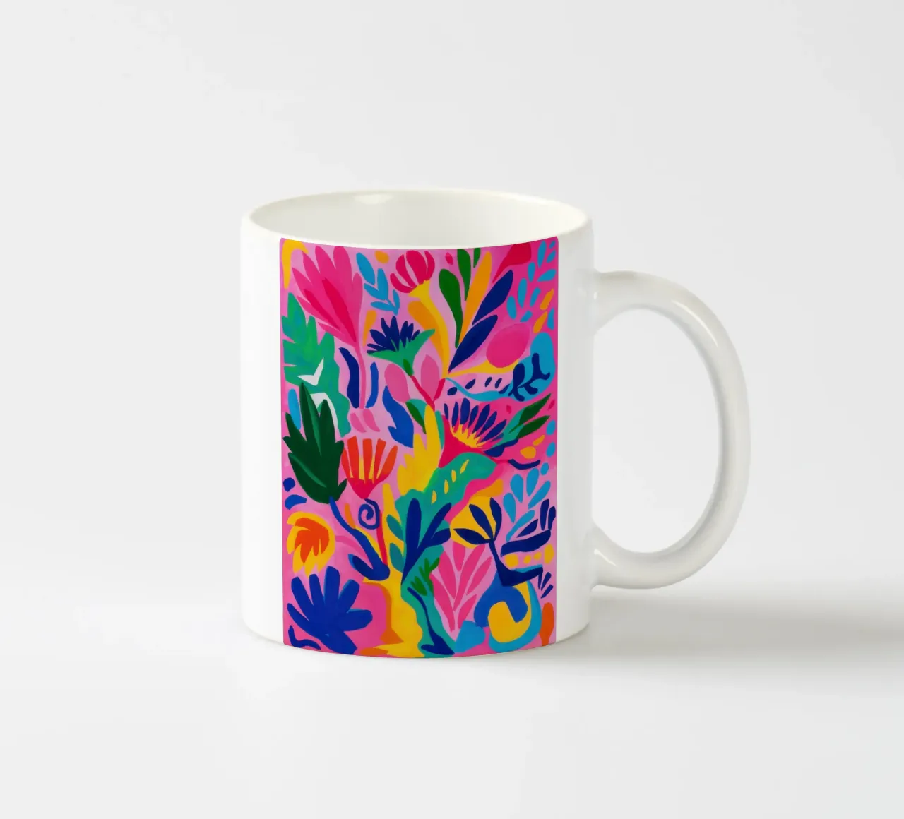 Sogno di giungla cromatica tazza in ceramica da Irish Strokes
