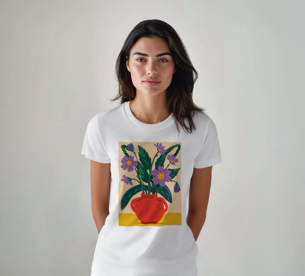 Bouquet di astri viola t-shirt da Gaia Viesta