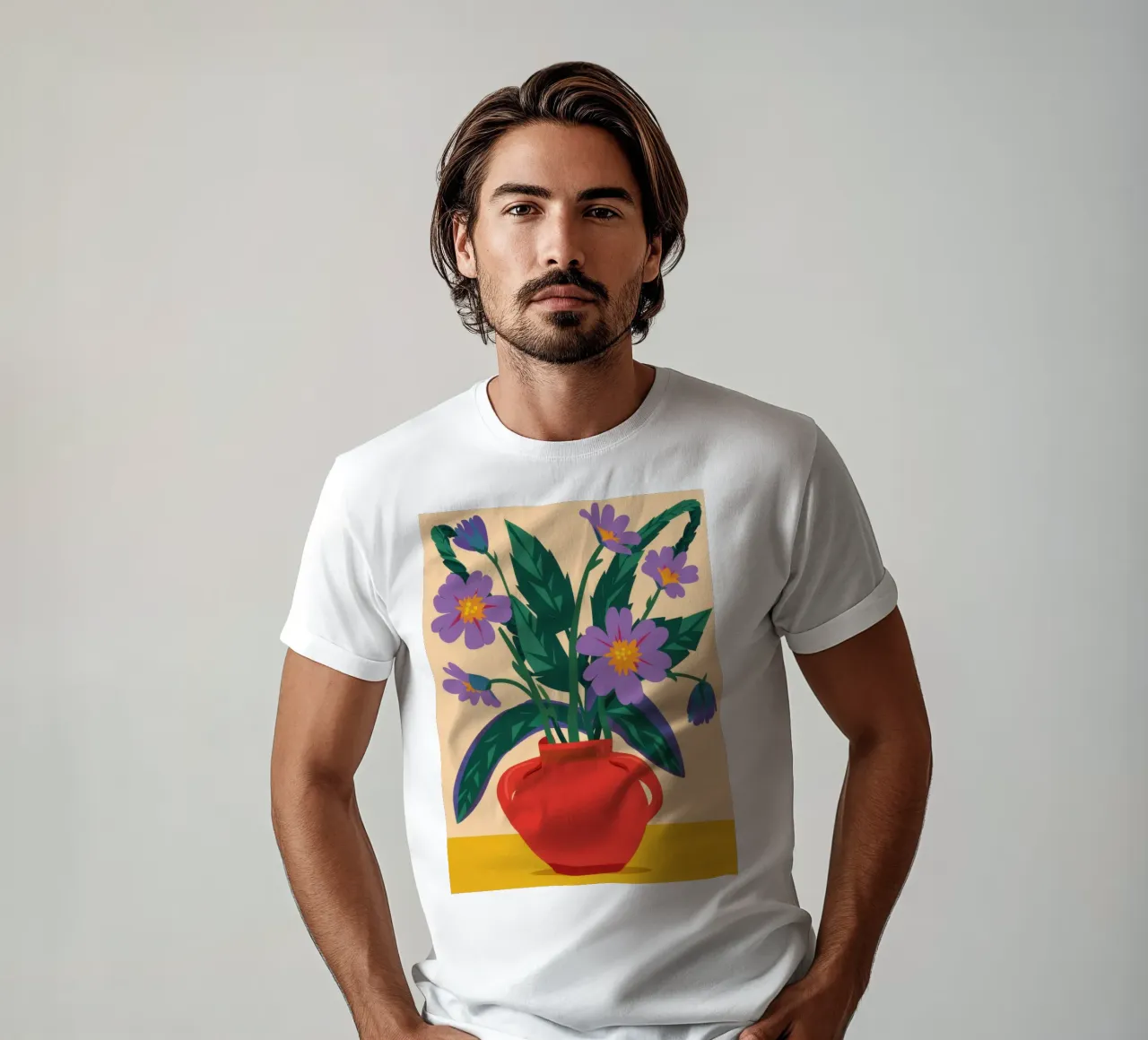 Bouquet di astri viola t-shirt da Gaia Viesta