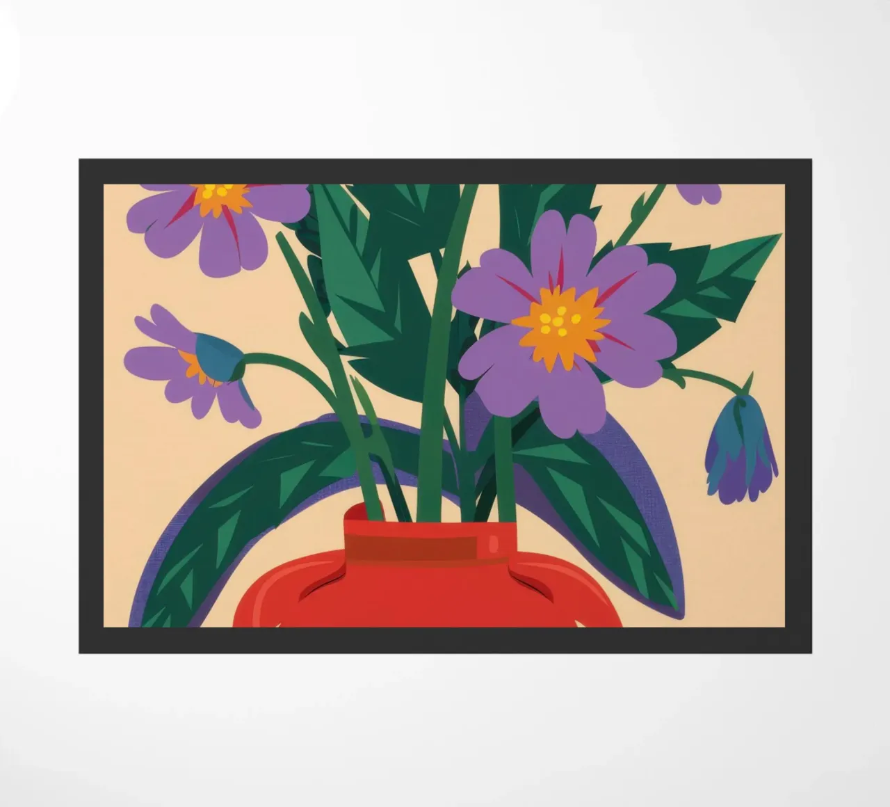 Bouquet di astri viola zerbino da Gaia Viesta