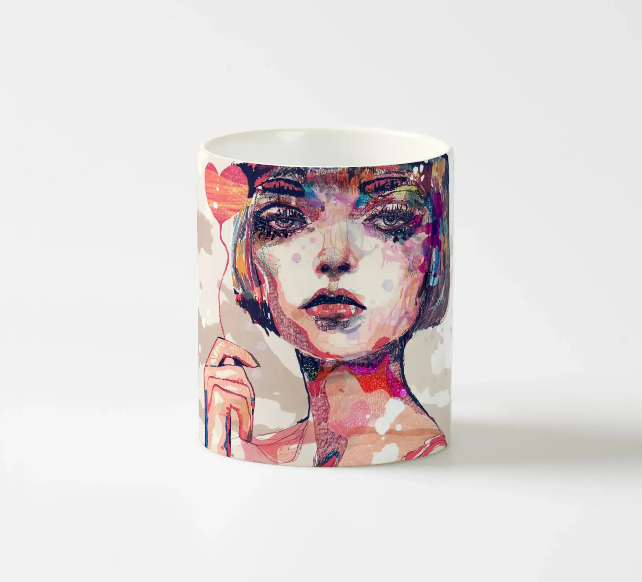 lei tazza in ceramica da Giulio Iurissevich
