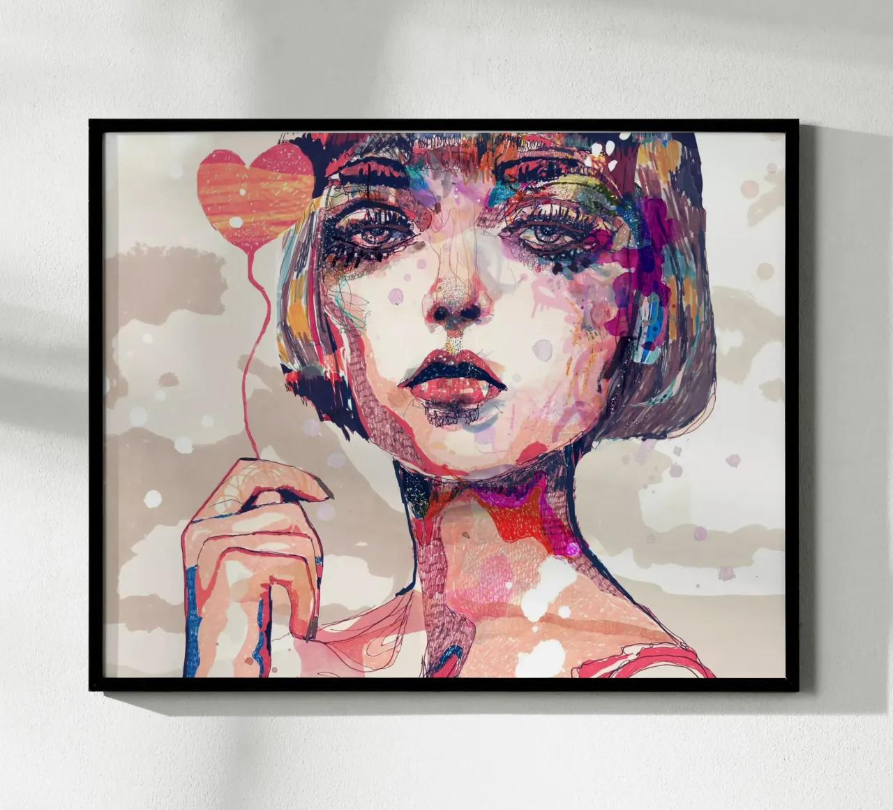 lei poster con telaio in plastica da Giulio Iurissevich