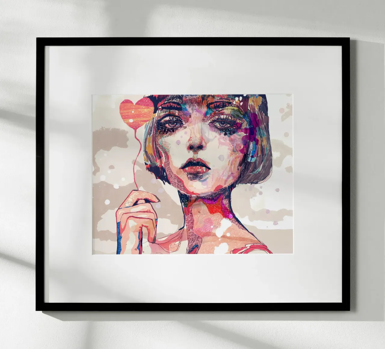 lei poster con telaio in plastica da Giulio Iurissevich