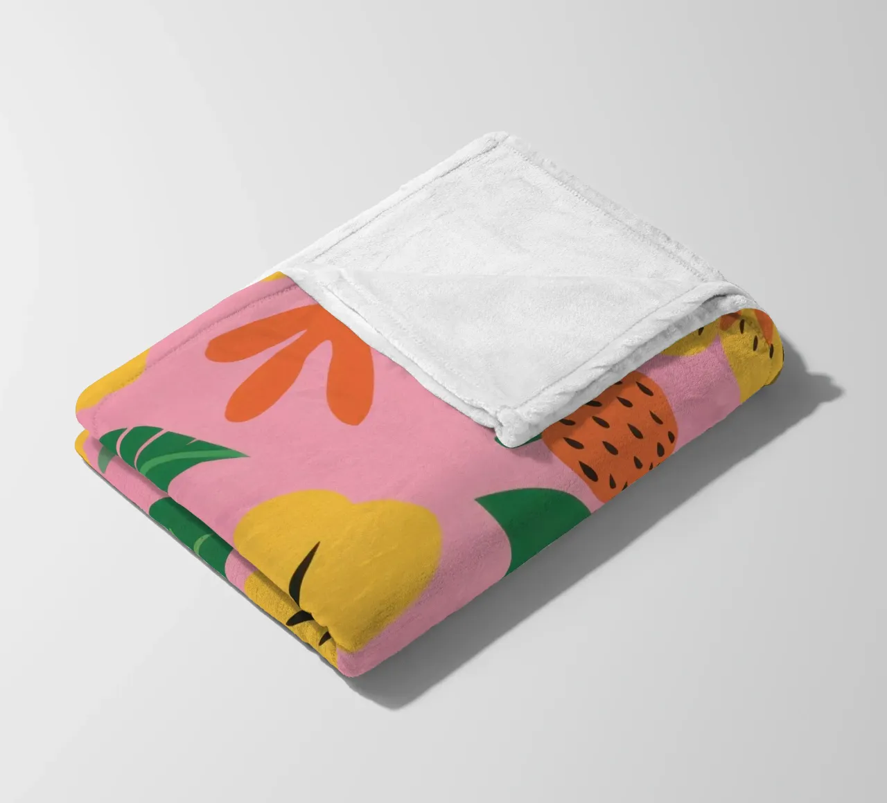 Fragola fiore rosa coperta in pile da Mark Solaria