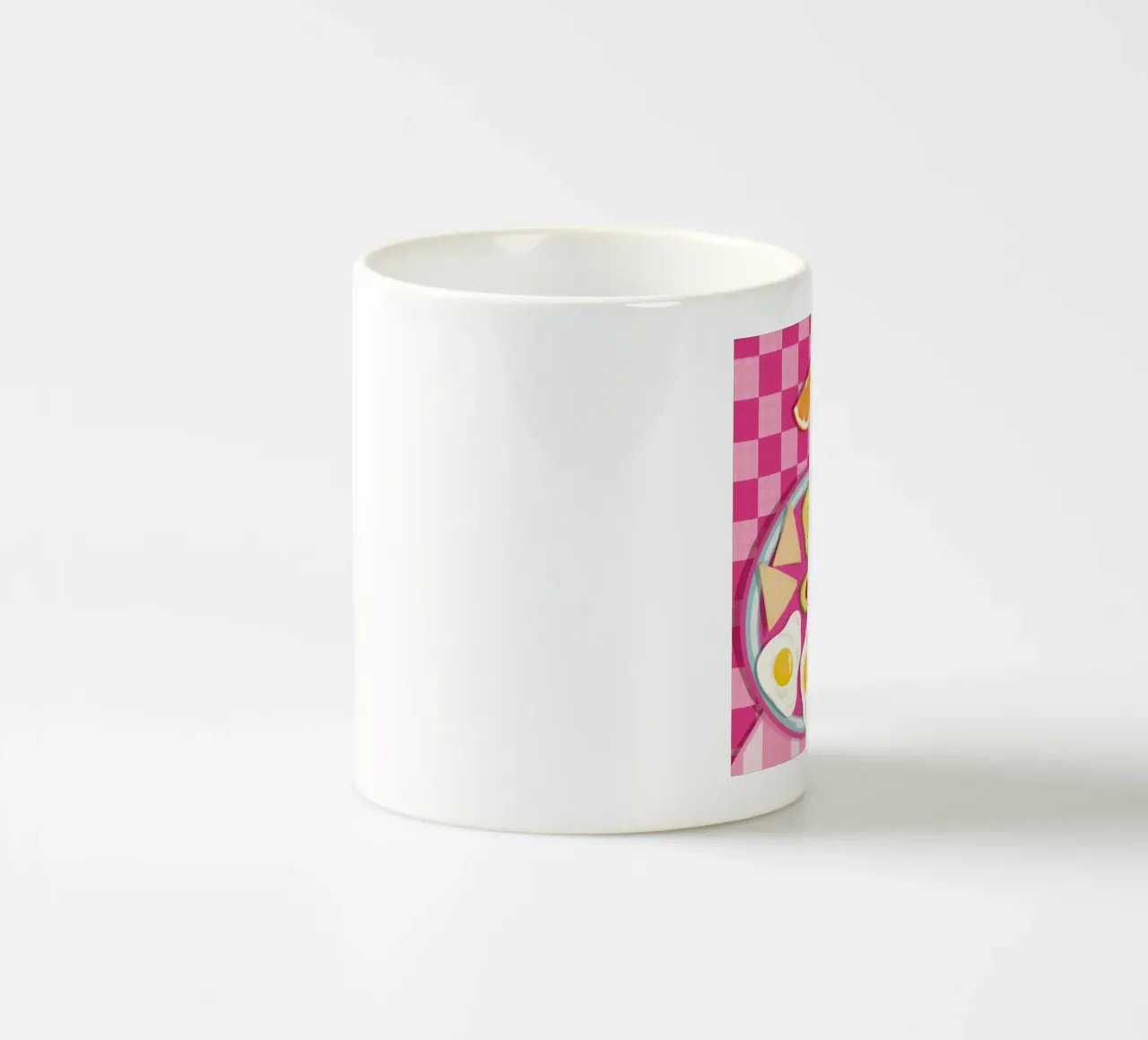Spread per la colazione a scacchi tazza in ceramica da Gaia Viesta