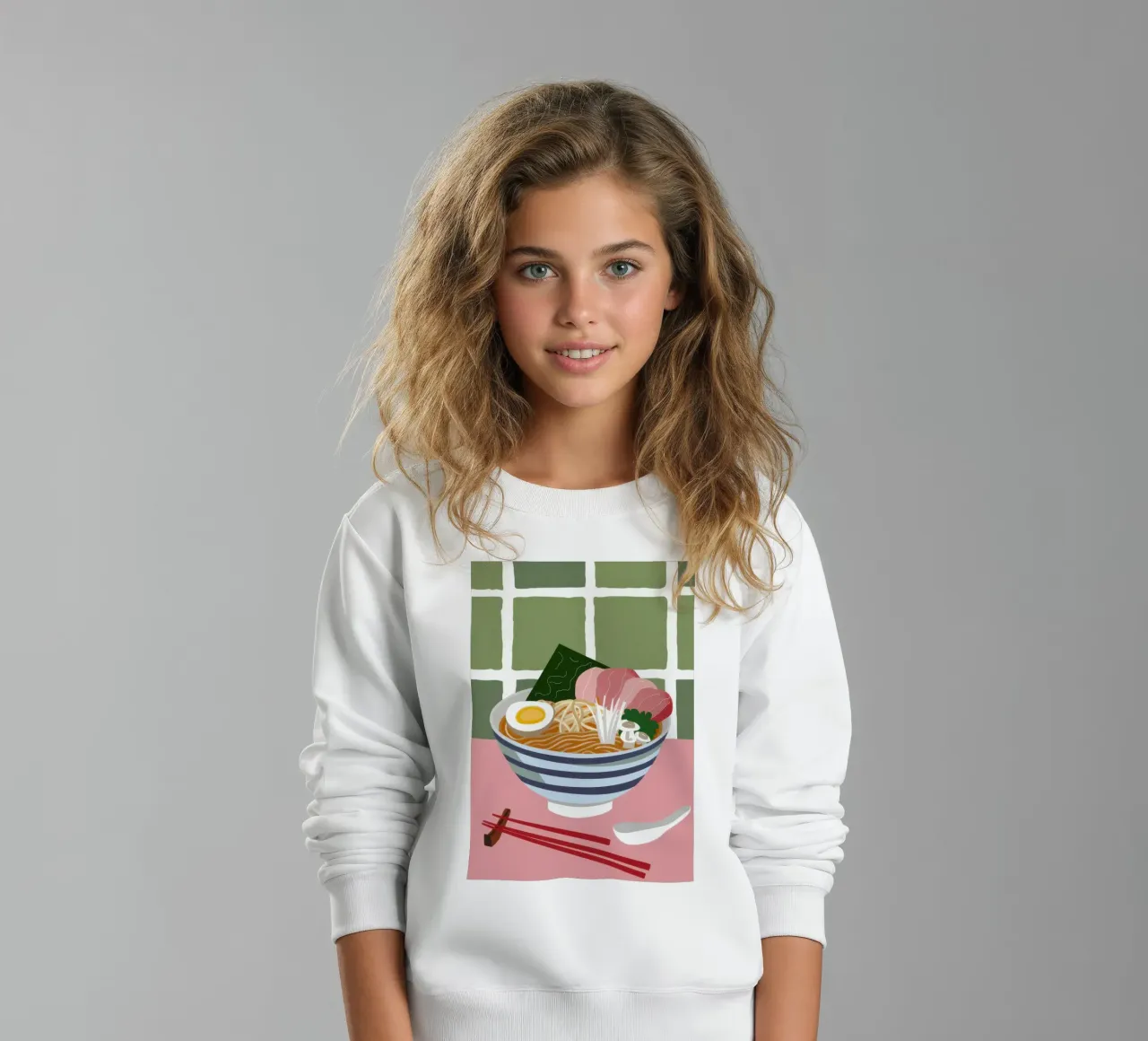 Momento Ramen nutriente felpa bambino da Trace Brush