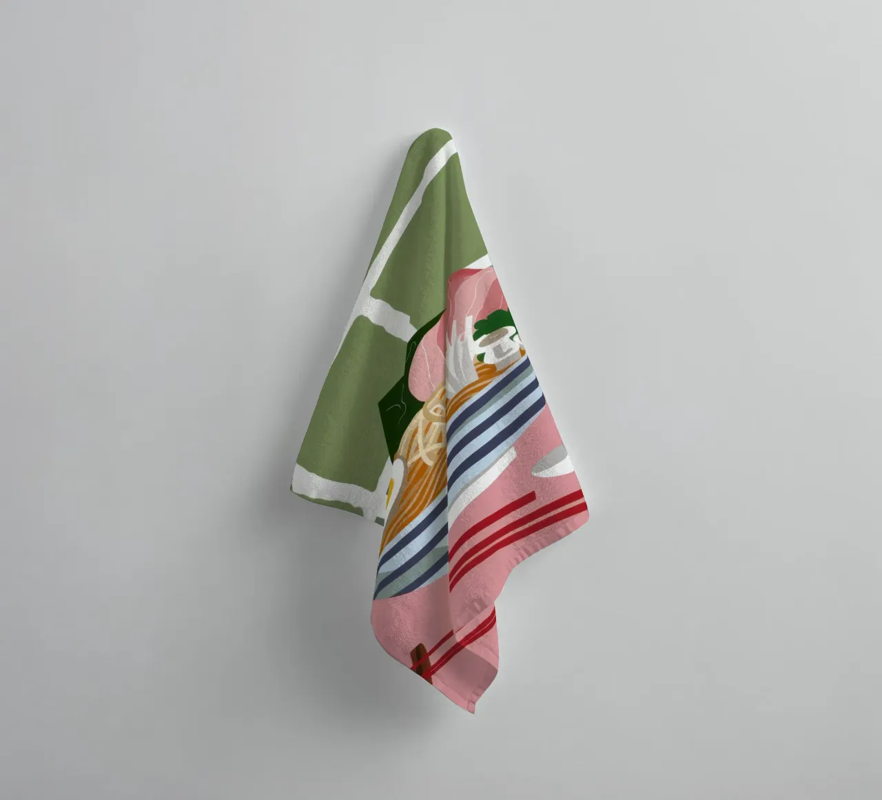 Momento Ramen nutriente asciugamano da bagno da Trace Brush