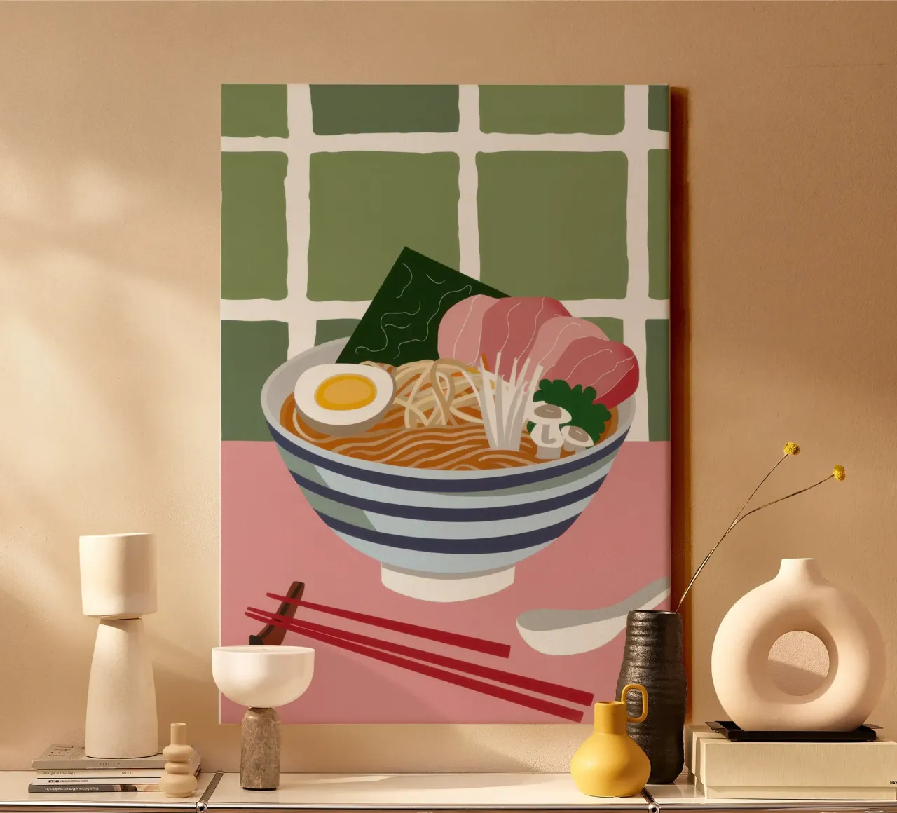 Momento Ramen nutriente tela da Trace Brush