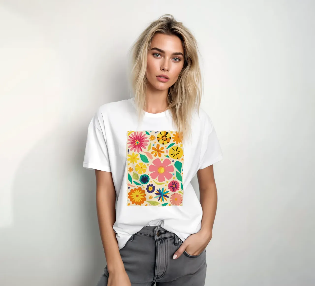 Sinfonia di colori efflorescenti t-shirt da Selene Shade