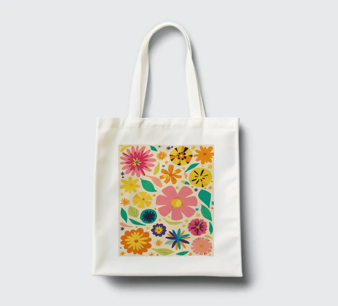 Sinfonia di colori efflorescenti borsa in juta da Selene Shade