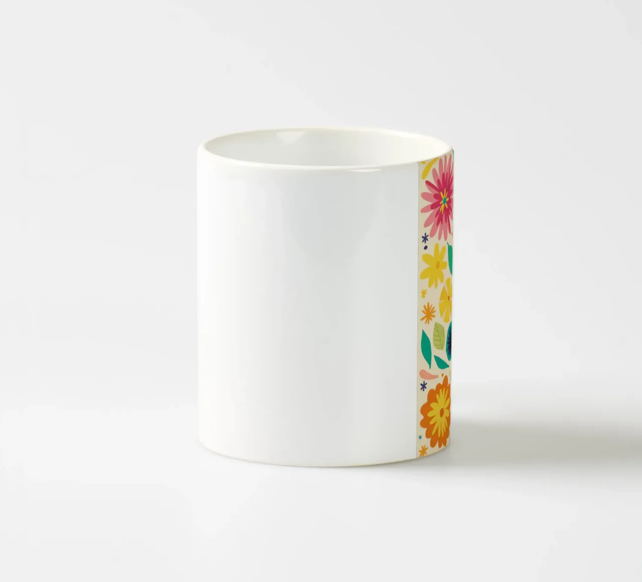 Sinfonia di colori efflorescenti tazza in ceramica da Selene Shade