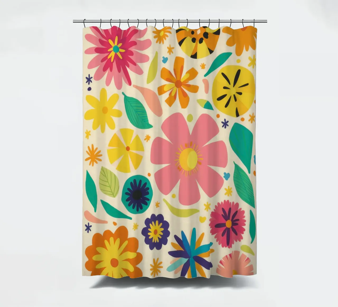 Efflorescente kleurensymfonie douchegordijn van Selene Shade