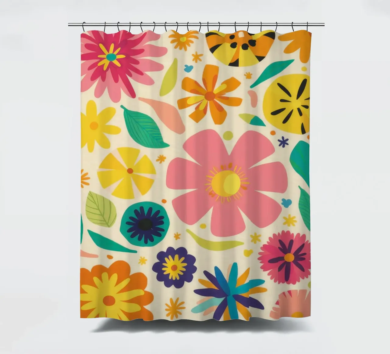 Efflorescente kleurensymfonie douchegordijn van Selene Shade