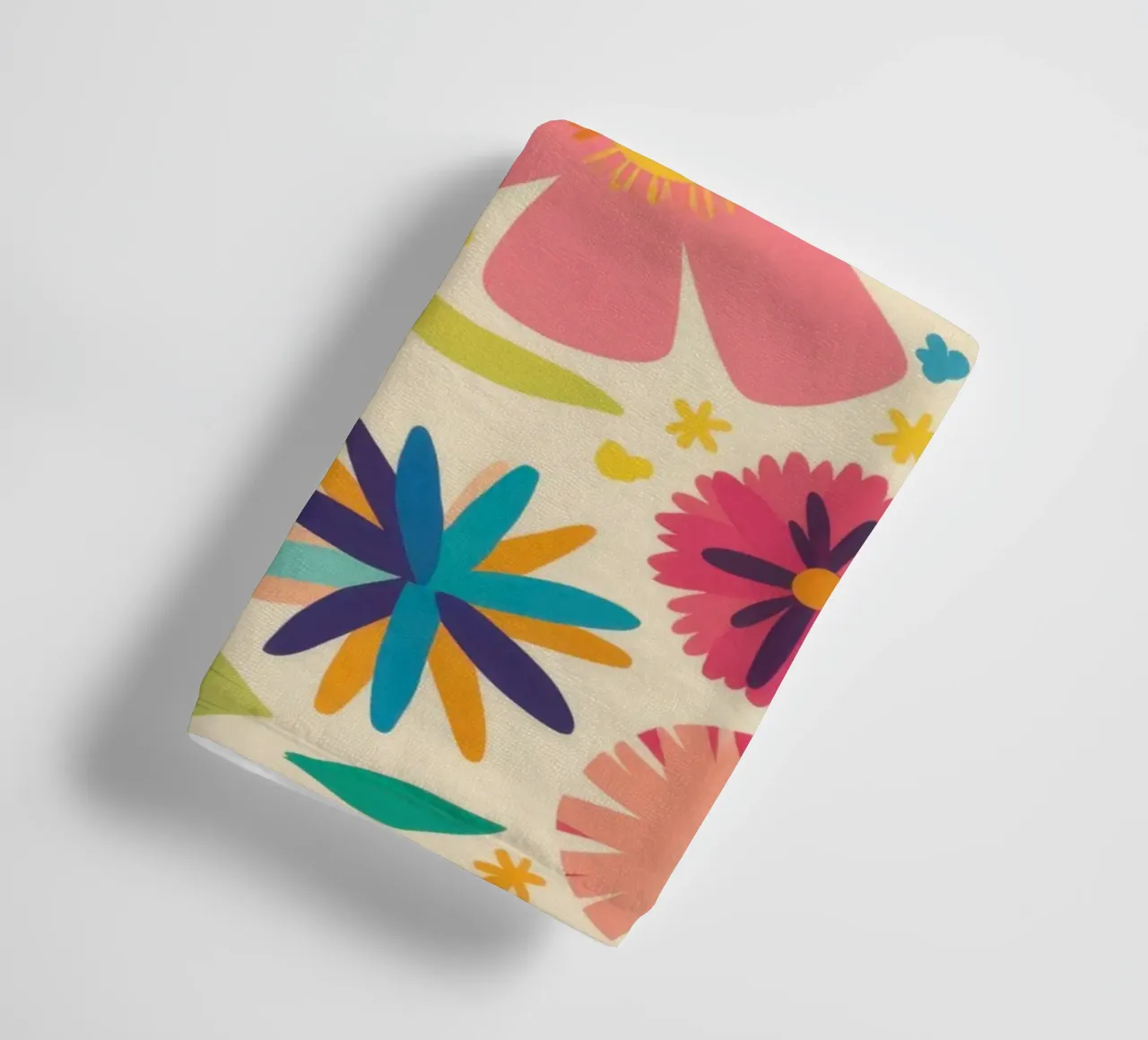 Efflorescente kleurensymfonie badhanddoek van Selene Shade
