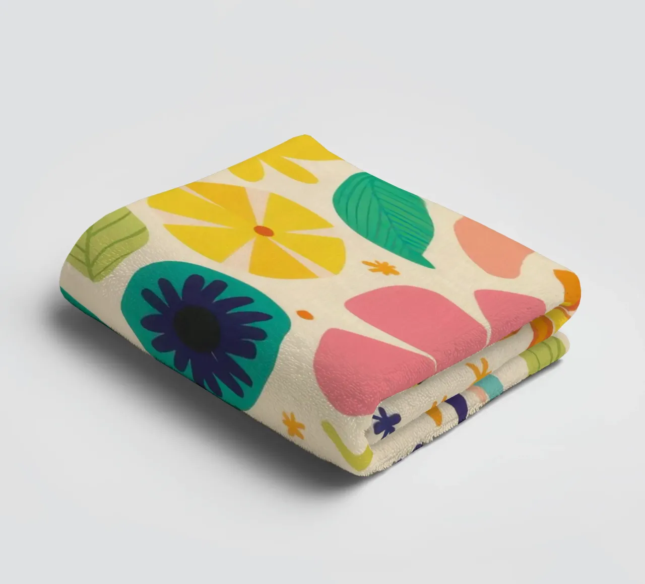 Efflorescente kleurensymfonie badhanddoek van Selene Shade