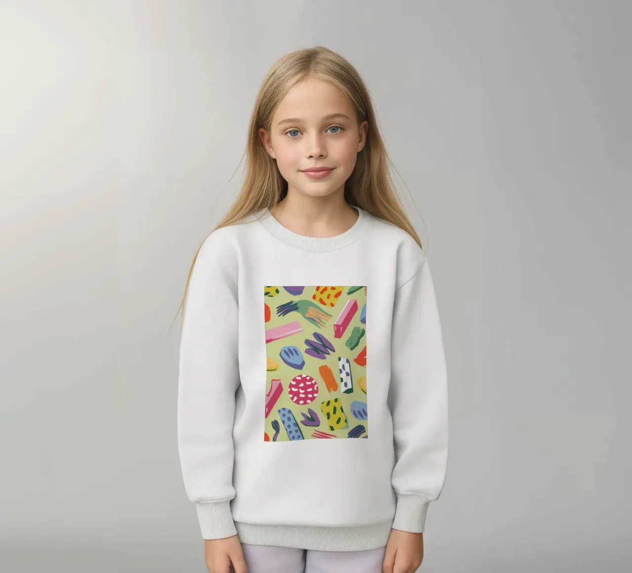 Caos creativo a colpi di pennello felpa bambino da Thistle Bloom