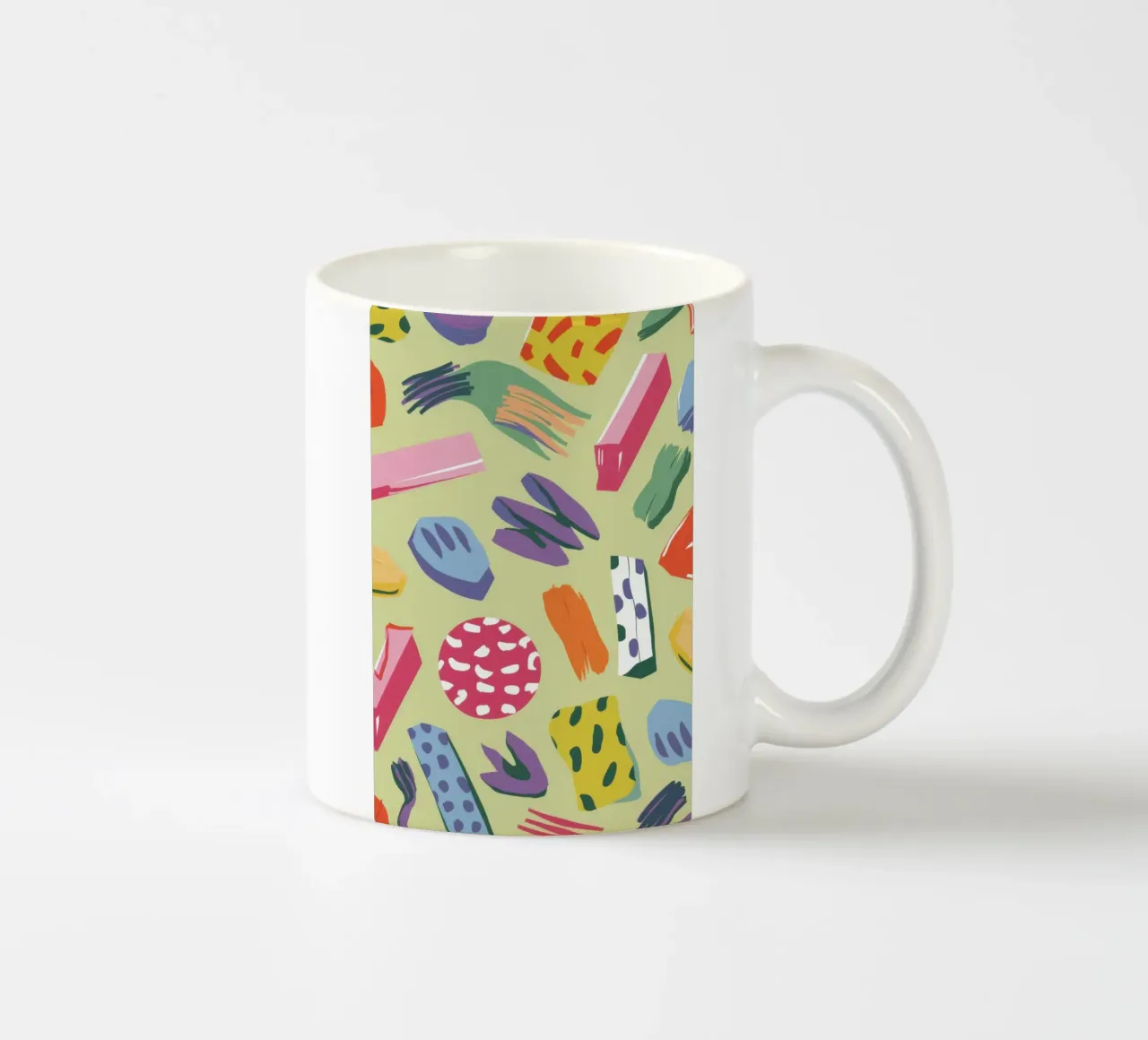 Caos creativo a colpi di pennello tazza in ceramica da Thistle Bloom