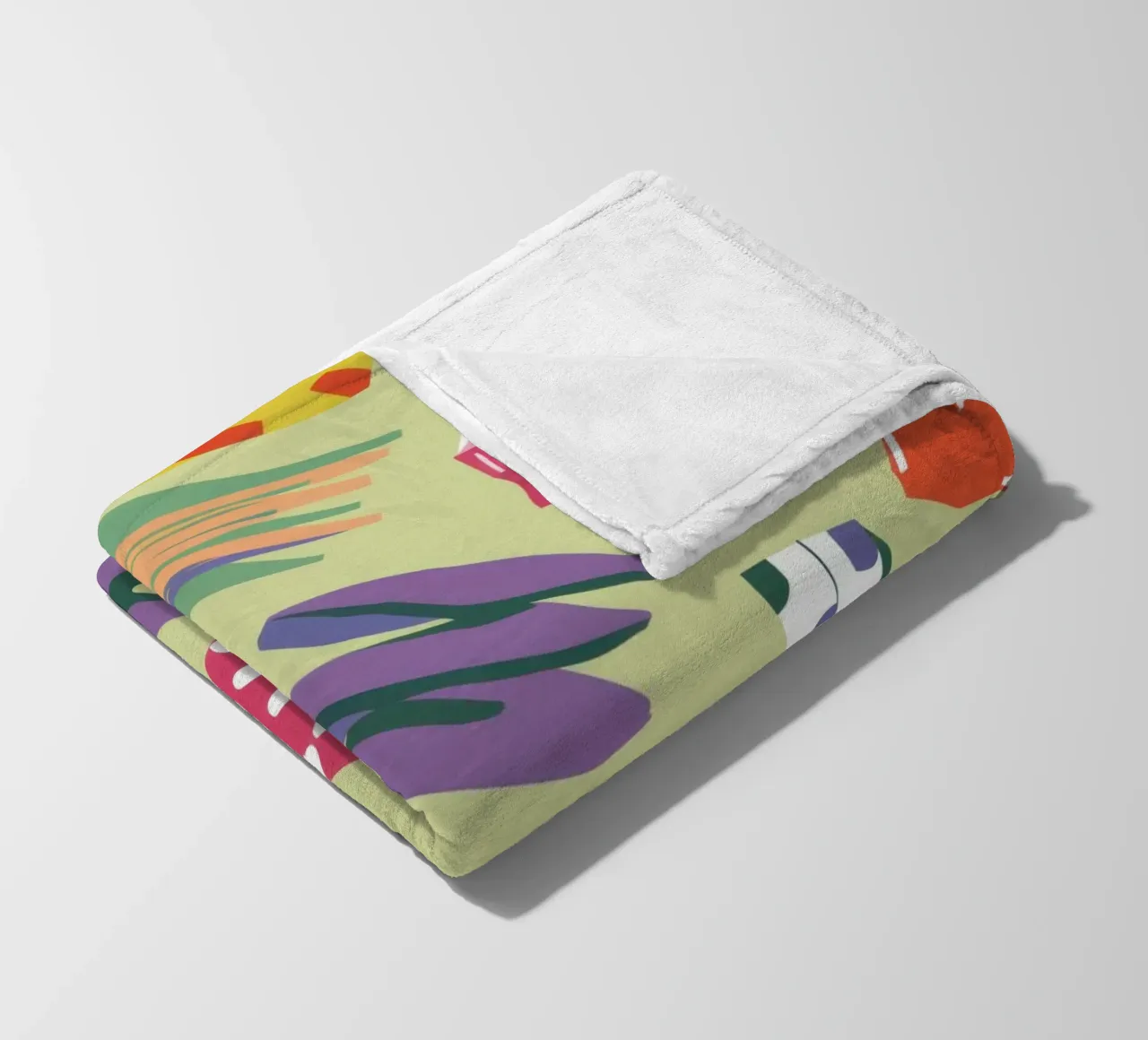 Caos creativo a colpi di pennello coperta in pile da Thistle Bloom